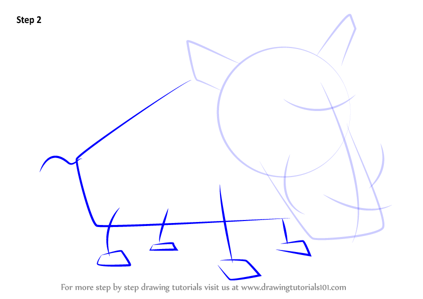 Step By Step How To Draw Wild Boar For Kids : DrawingTutorials101.com