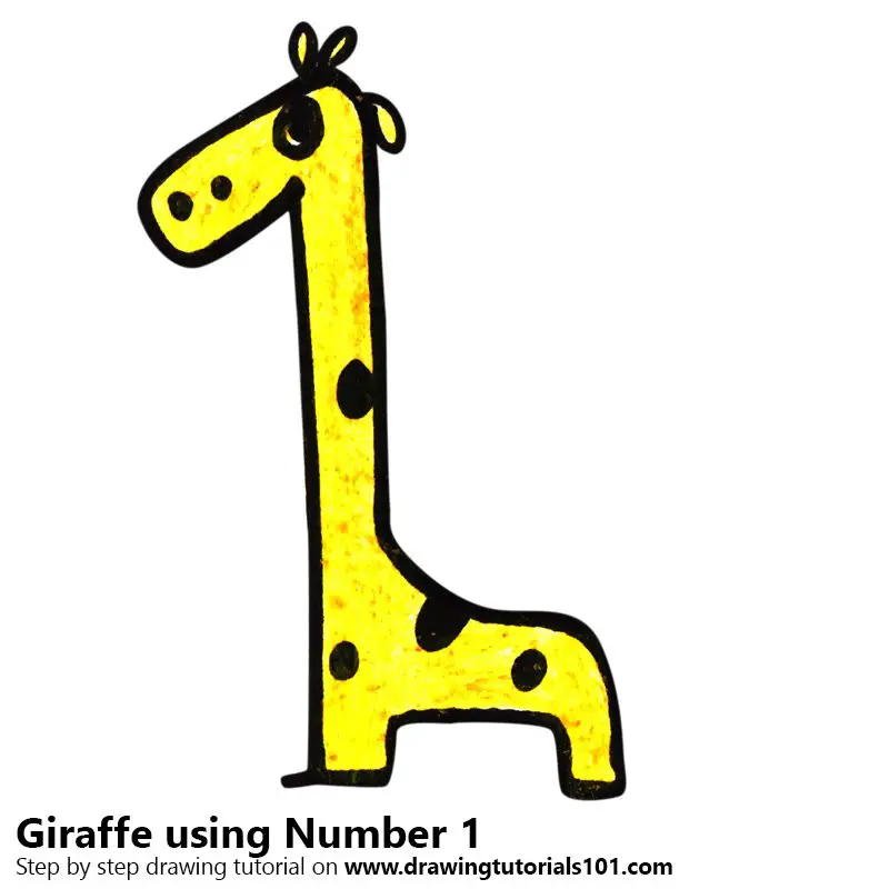 learn-how-to-draw-a-giraffe-using-number-1-animals-with-numbers-step-by-step-drawing-tutorials