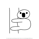 How to Draw a Koala using Number 13