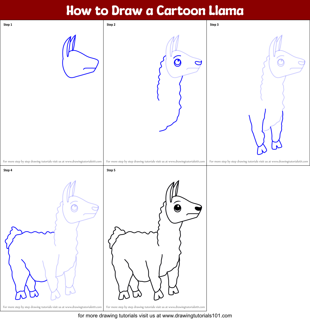  How To Draw A Llama Step By Step in the world The ultimate guide 