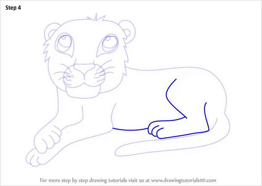Learn How to Draw a Cartoon Tiger (Cartoon Animals) Step by Step