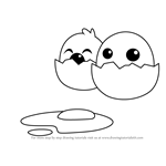 How to Draw Funny Cartoon Egg