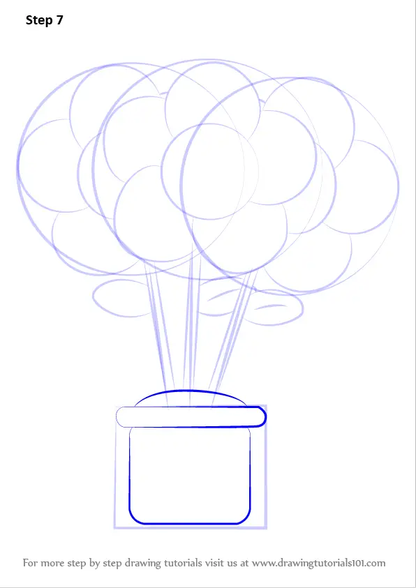 Learn How to Draw a Flower Pot (Flowers) Step by Step : Drawing Tutorials