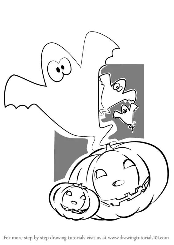 Download Learn How to Draw Scary Halloween Pumpkin (Halloween) Step ...