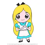 How to Draw Kawaii Alice from Alice in Wonderland