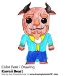 How to Draw Kawaii Beast