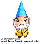 How to Draw Kawaii Benny From Gnomeo and Juliet