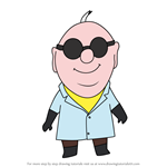 How to Draw Kawaii Dr. Nefario from Despicable Me