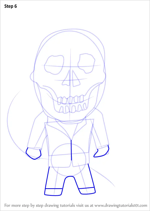 Download Step by Step How to Draw Kawaii Ghost Rider ...