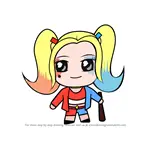 How to Draw Kawaii Harley Quinn