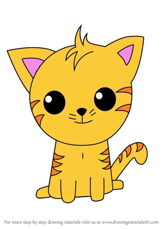 Learn How to Draw Kawaii Jaune Tom From Gay Purr-ee (Kawaii Characters ...