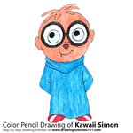 How to Draw Kawaii Simon from Alvin and the Chipmunks