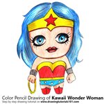 How to Draw Kawaii Wonder Woman