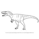 How to Draw an Albertosaurus