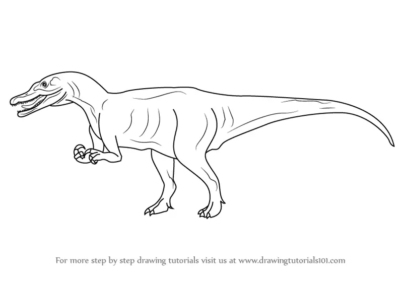 How to Draw a Baryonyx. 
