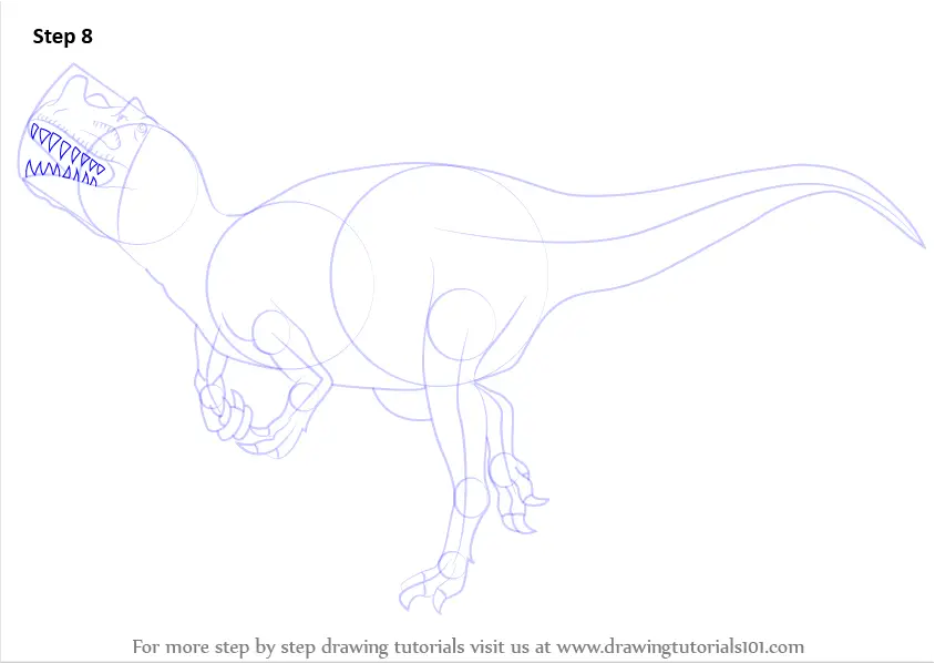 Learn How to Draw a Ceratosaurus (Dinosaurs) Step by Step : Drawing ...