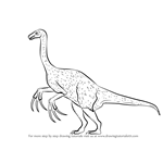 How to Draw a Therizinosaurus