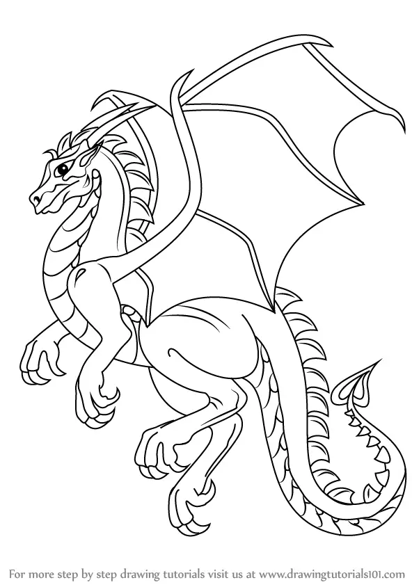 Learn How to Draw a Dragon (Dragons) Step by Step Drawing Tutorials