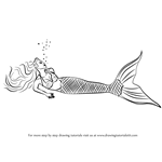 How to Draw a Mermaid in Water