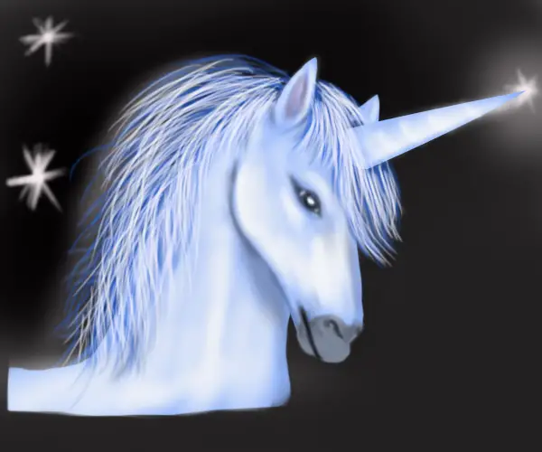 Image of a unicorn head