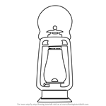 How to Draw an Antique Lamp