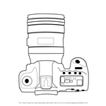 How to Draw a Camera with Lens