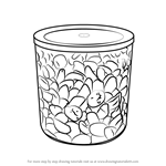 How to Draw Coffee Container