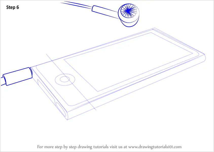 Learn How to Draw Ipod Nano (Everyday Objects) Step by
