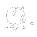 How to Draw a Piggy Bank