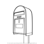 How to Draw Post Box