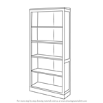 How to Draw a Book Shelf