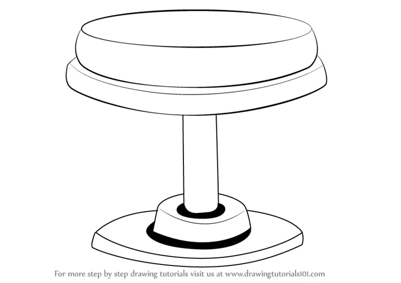 Как рисовать круглый стол