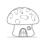How to Draw a Mushroom House