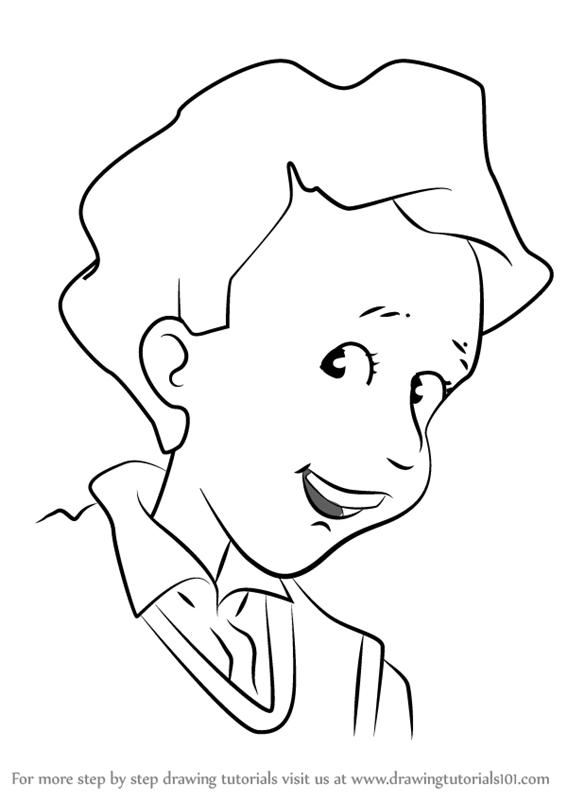 How to Draw Sheldon from Junie B. Jones (Junie B. Jones) Step by Step