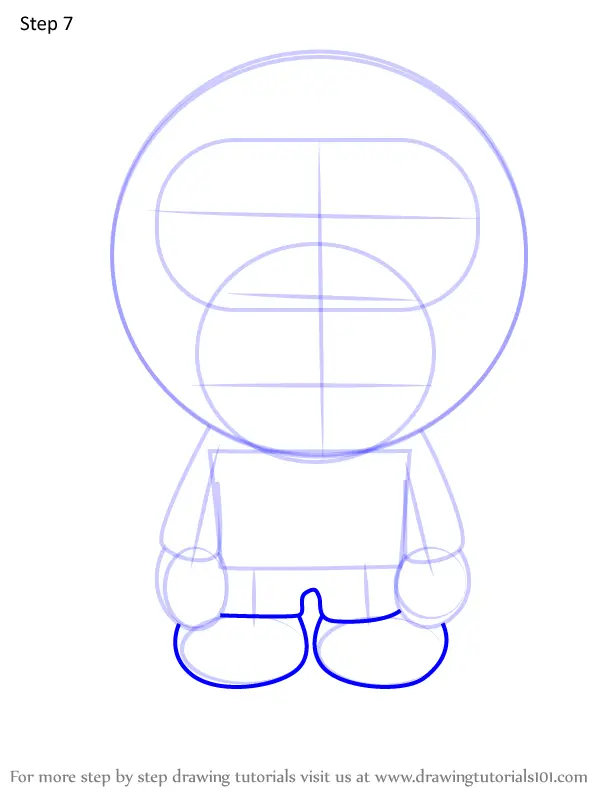 Learn How To Draw Baby Milo (Mascots) Step By Step : Drawing Tutorials