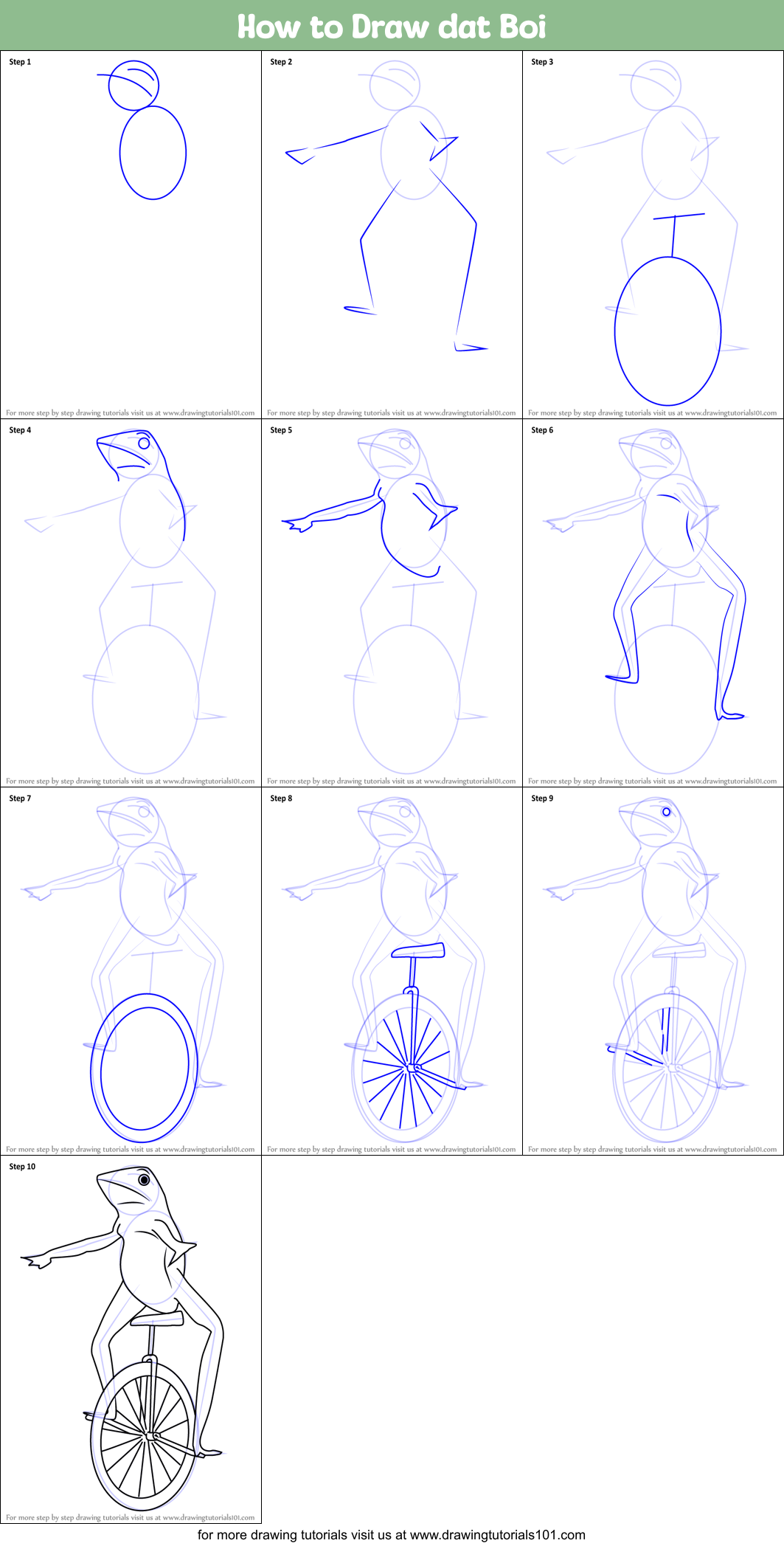 Top How To Draw Dat Boi in 2023 The ultimate guide 