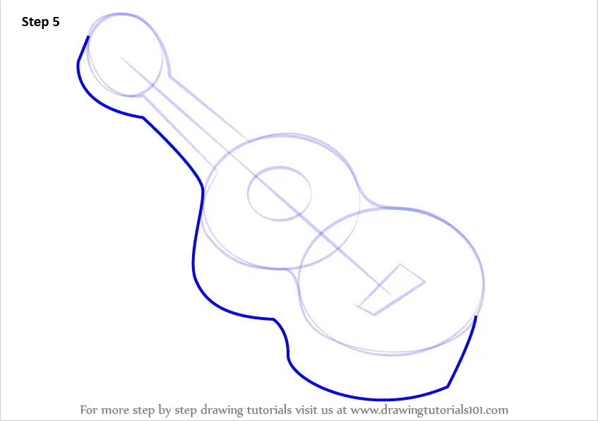 Нарисовать гитару 1 класс
