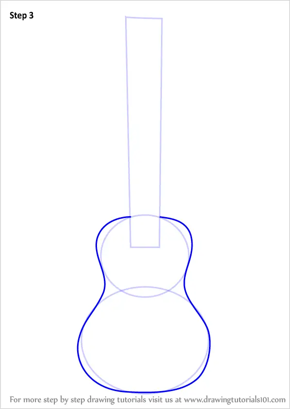 Learn How to Draw a Ukulele (Musical Instruments) Step by Step