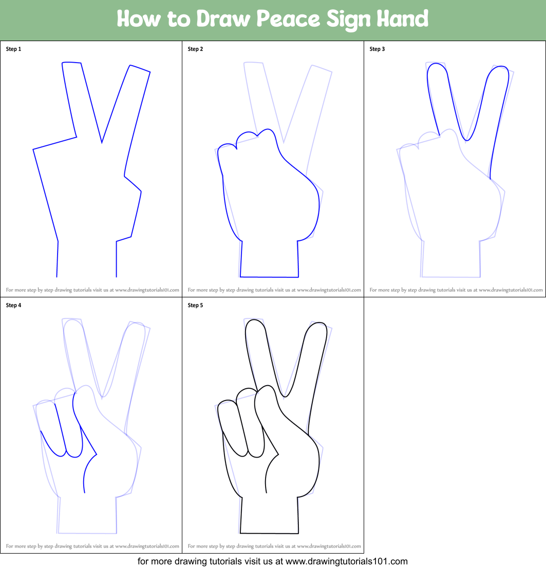 Peace hand sign cartoon AD  PAID Sponsored hand sign cartoon  Peace  How to draw hands Hand sticker Peace sign drawing