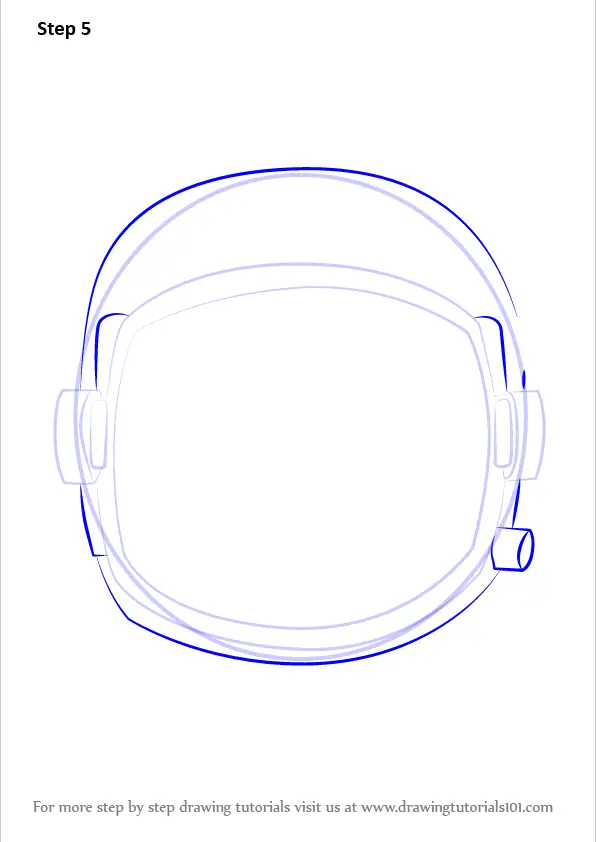 Download Learn How to Draw an Astronaut's Helmet (Tools) Step by Step : Drawing Tutorials