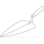 How to Draw a Trowel