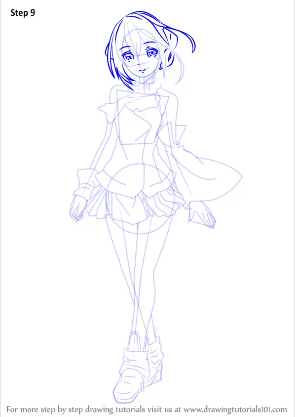 Learn How to Draw Kokone from Vocaloid (Vocaloid) Step by Step ...