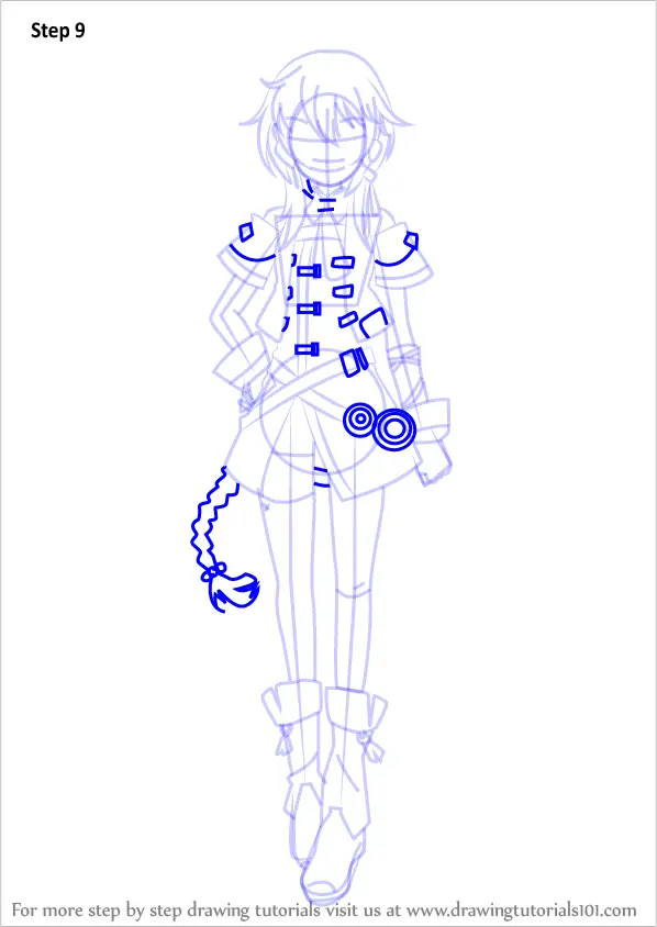 Step by Step How to Draw Yuezheng Ling from Vocaloid ...