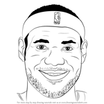 How to Draw LeBron James Face
