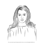 How to Draw Anne Hathaway