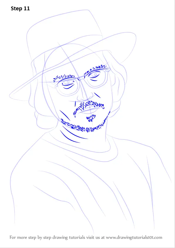 14. How to Draw Johnny Depp. 