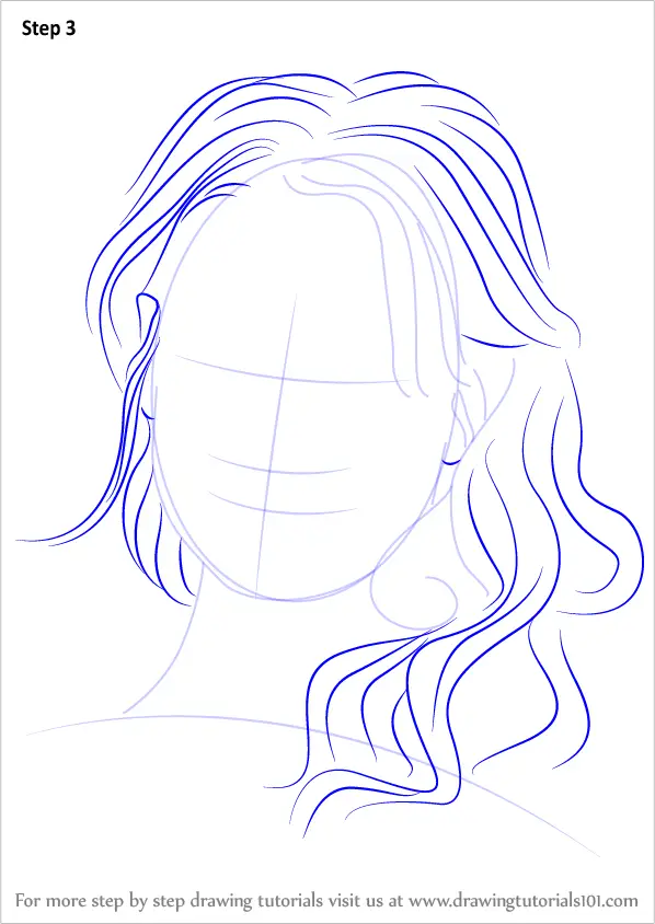 Step by Step How to Draw Lily James : DrawingTutorials101.com