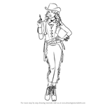 How to Draw a Cowgirl