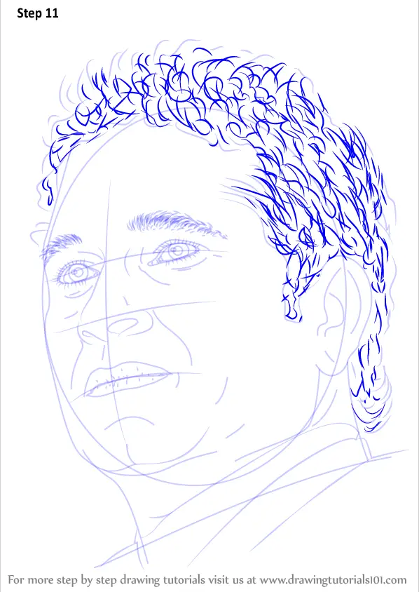 Sachin Tendulkar Drawing  Simple Pencil Sketch  YouTube