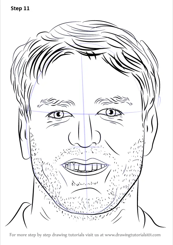 Step by Step How to Draw Carson Palmer : DrawingTutorials101.com